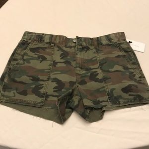 Blue Revival Izzy utility cut off shorts